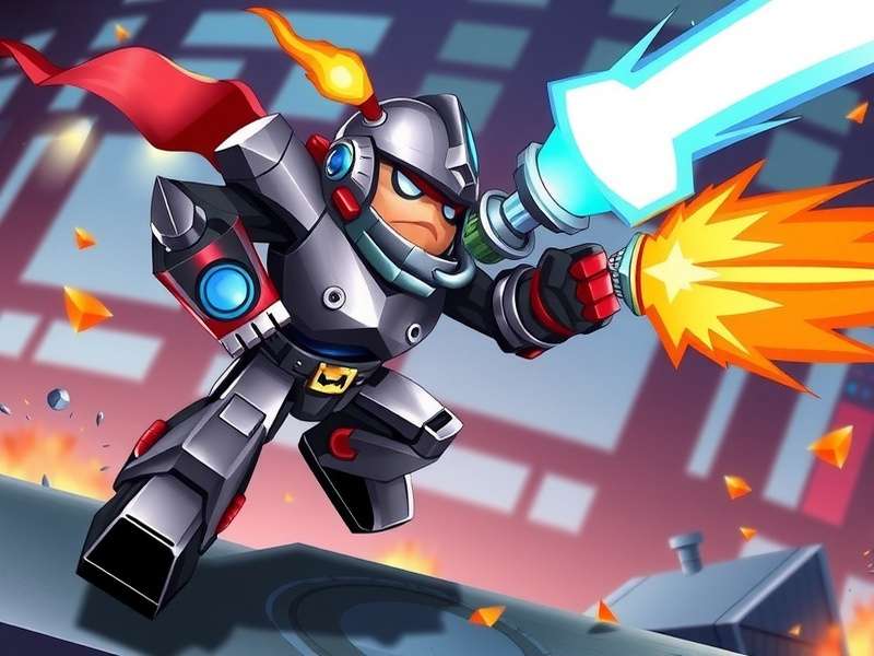 Metal Smasher Hero Game Banner